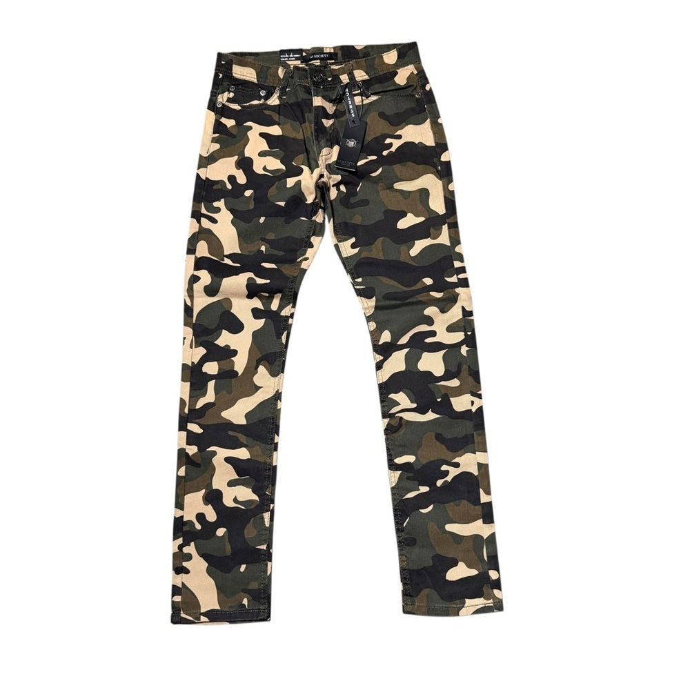NWT M. Society Camouflage Skinny Pants - Picture 2 of 7